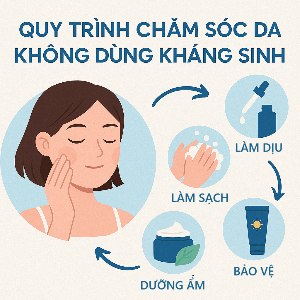 Tạm biệt kháng sinh, chào làn da khỏe mạnh – Cách trị mụn thông minh thời hiện đại