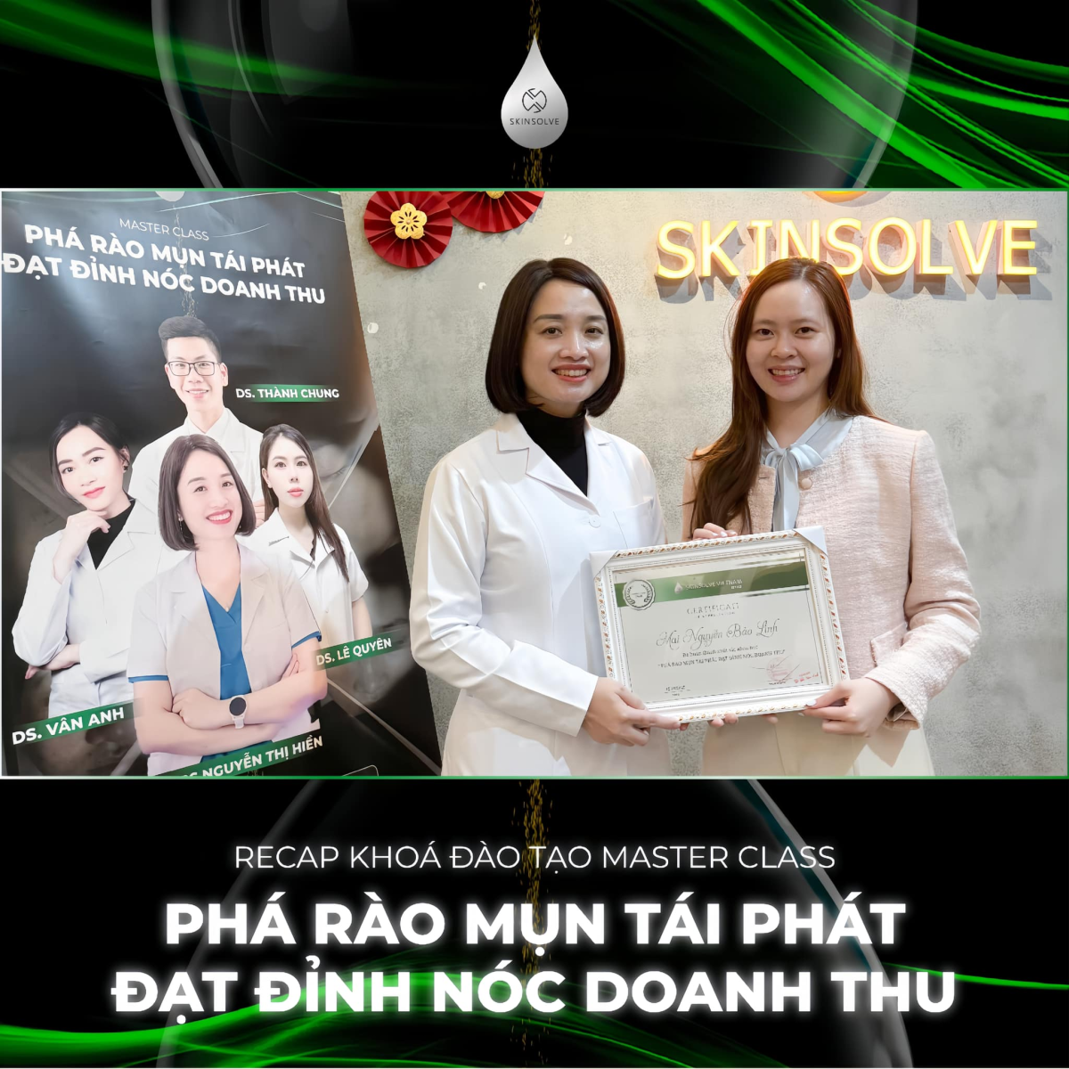RECAP KHÓA ĐÀO TẠO MASTER CLASS: PHÁ RÀO MỤN TÁI PHÁT - ĐẠT ĐỈNH DOANH THU