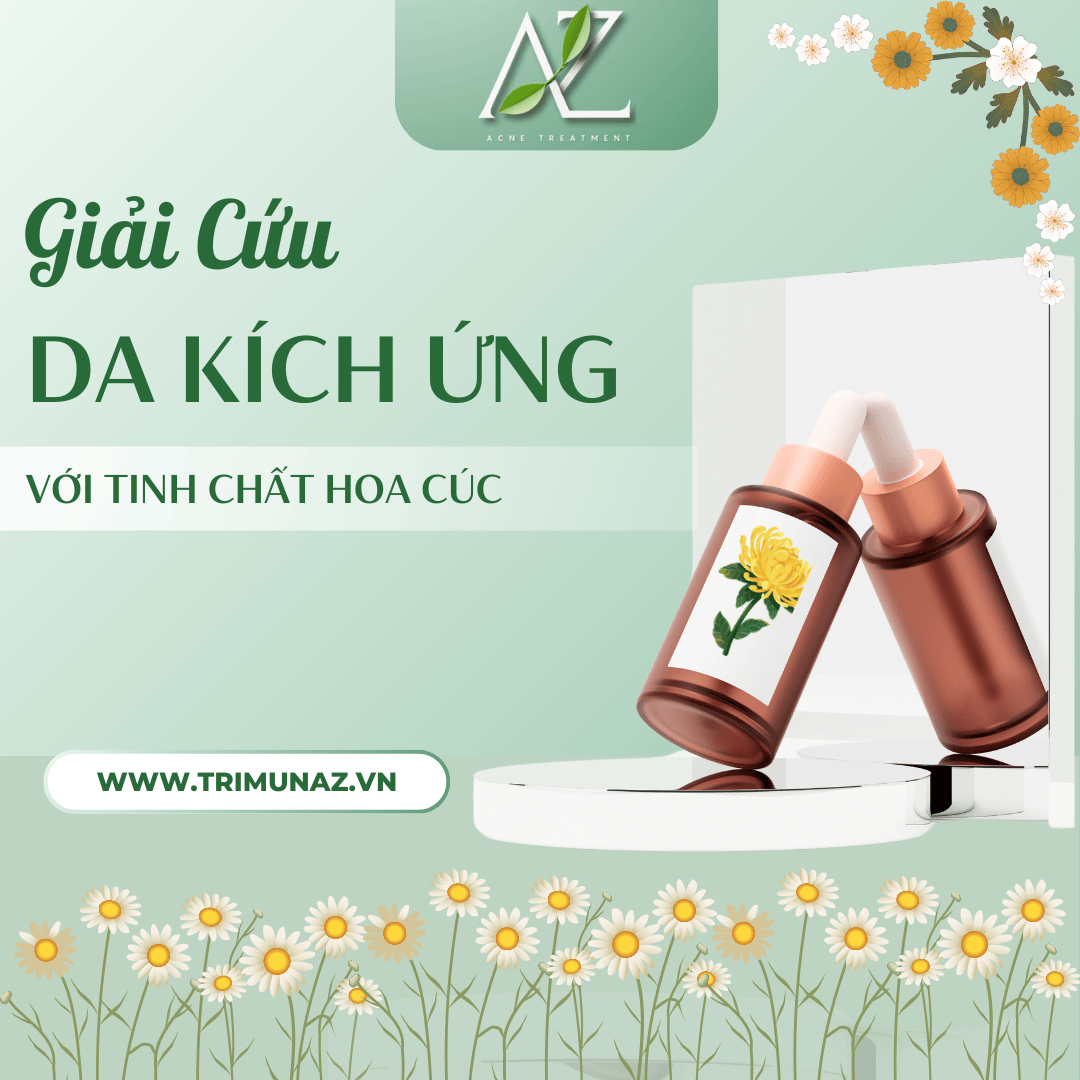 Giải cứu làn da kích ứng với tinh chất hoa cúc – Liệu có như lời đồn ?